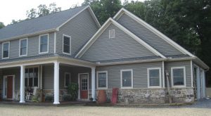 newly constructed home with double-wide garage