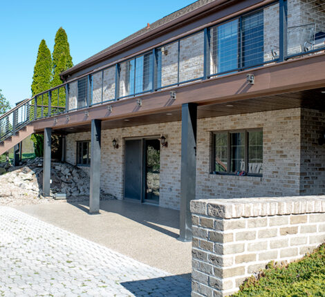 second level deck replacement with stairs