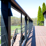 railings for a second level deck