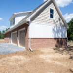 side view of new home