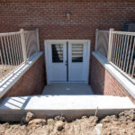 basement doors of a new home