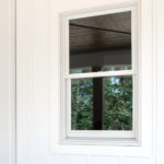 white windows on a new home