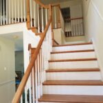 staircase before total home renovation