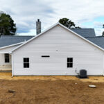 side view of a new home