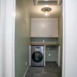 laundry room in a new home