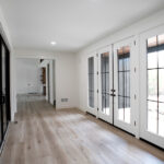 front and back doors of a new home