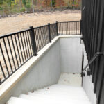 entry stairs to the basement