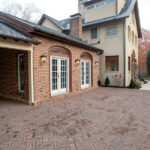 rooms next to a back patio addition