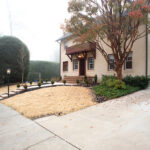 front porch remodel with new landscaping