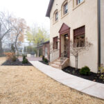 front porch before a remodel