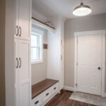 entrance to a remodeled mudroom