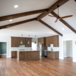 joing living room and kitchen space