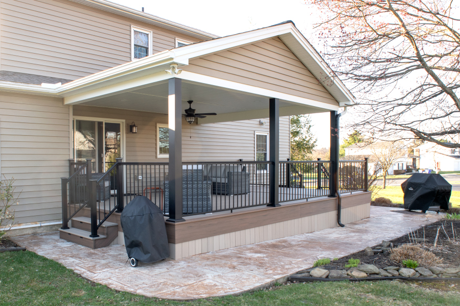 new covered deck