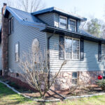 siding renovation with mountain fern siding