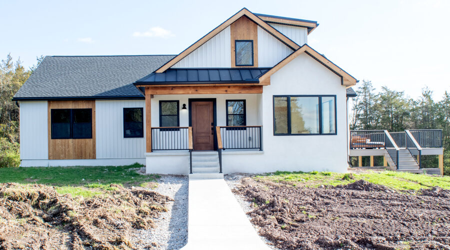 front view of home after renovation
