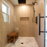 large walk in shower