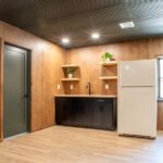 small kitchen in home after renovation