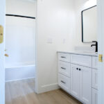 bathroom with modern sink