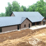 back view of new home