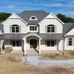 front view of new home