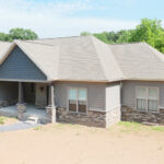 front view of new home