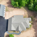 overhead view of new home