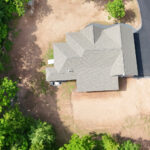 overhead view of new home