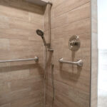 large walk in shower