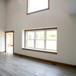 large new windows in living room