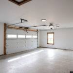 inside of new detached garage