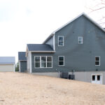 side view of a new home