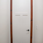 doors with wooden casing