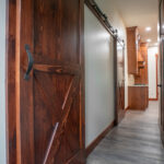sliding barn door in new home