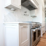 new stove in kitchen