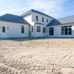 back view of new home