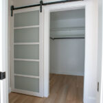 closet with sliding door