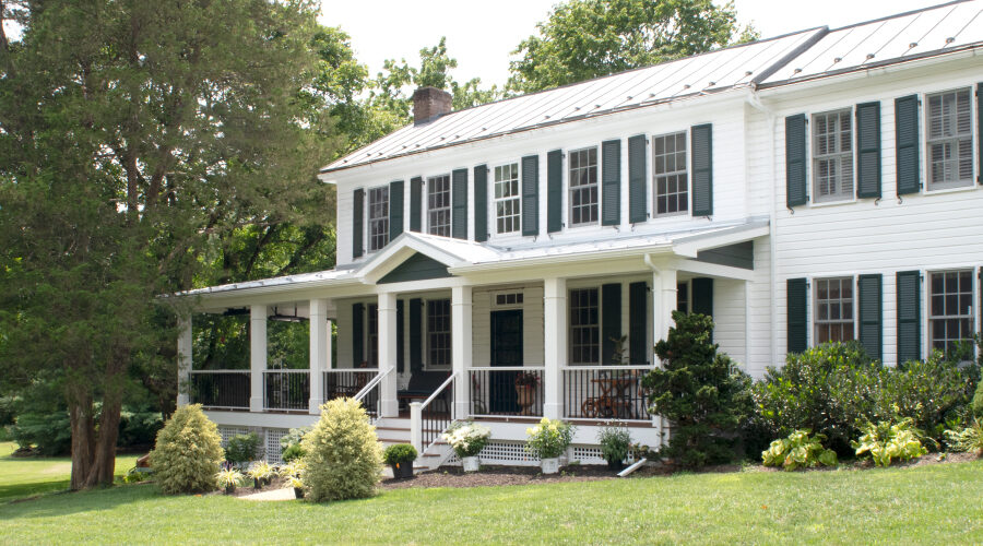 DSC_9631 white home with black shutters and new covered front porch