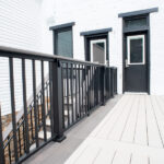 new man doors on a new deck