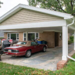 home after a carport renovation
