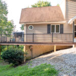 side entrance to renovated deck