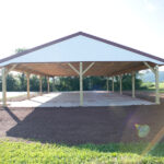 front view of new pavilion