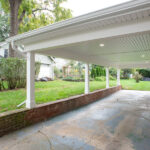 fascia and soffit on a new carport
